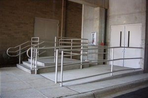 Commercial hand rails