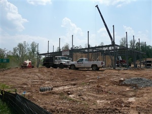 Structural Steel Construction Site