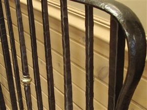 Unique metal railing