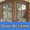 Metal or iron door Accents 